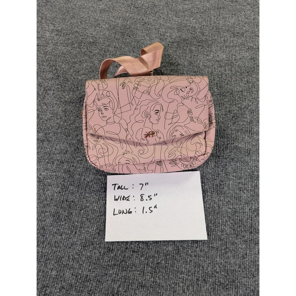 Freshly Picked Disney Baby Park Pack Pink Princess Line Art Waist Bag Belt Bag